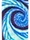Nalepnice za nokte foto dezeni ASNNASC - Blue Whirlpools
