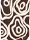 Nail Stickers ASNNAS - Brown Swirls