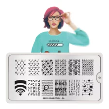Stamping Nail Art Image Plate MOYOU Geek 04