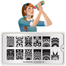 Stamping Nail Art Image Plate MOYOU Kaleidoscope 08