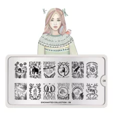 Stamping Nail Art Image Plate MOYOU Enchanted 08