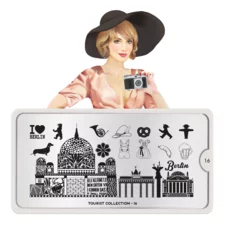 Stamping Nail Art Image Plate MOYOU Tourist 16