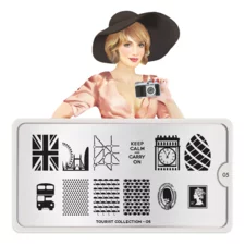 Stamping Nail Art Image Plate MOYOU Tourist 05