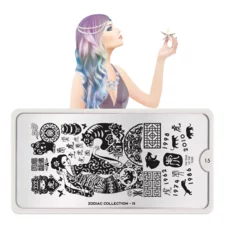Stamping Nail Art Image Plate MOYOU Zodiac 15