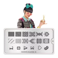 Stamping Nail Art Image Plate MOYOU Fashionista 03