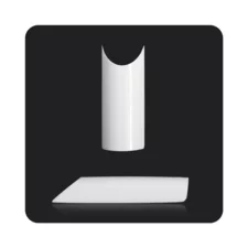 Nail Tips - Competition French White - Size 1