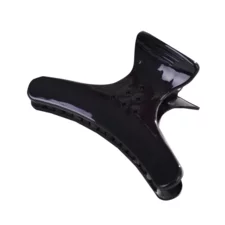 Štipaljke za kosu plastične C100B crne 4/1