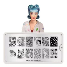 Stamping Nail Art Image Plate MOYOU Artist 02