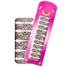 Nail Stickers ASNNAS - Brown Swirls