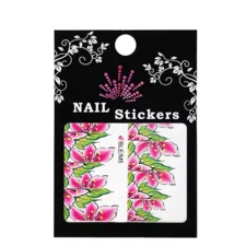 Water Nail Stickers ASNBLE Flowers - M5