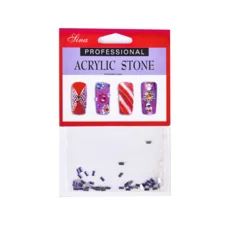 Cirkoni za Nail Art RE48 1.5mm 48/1 - Ljubičasti