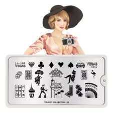 Stamping Nail Art Image Plate MOYOU Tourist 12