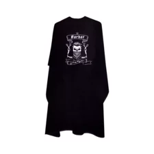 Hair Cutting Cape K13 Black Skull 130x150cm