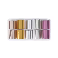 Nail Art Transfer Foils TF104-41 Metallic 10pcs