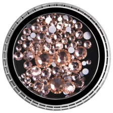 Nail Crystals CRYSP-06 Mix Rose Gold 175pcs