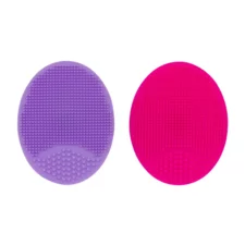 Set silikonskih četki za piling lica - pink i ljubičasta