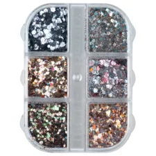 Nail Glitter ASNGP104-17 Mix