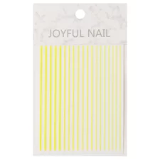 Nail Art Stripes Neon Yellow