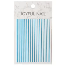 Nail Art Stripes Royal Blue