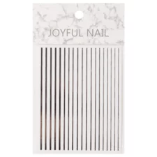 Nail Art Stripes Silver