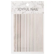 Nail Art Stripes Rose Gold