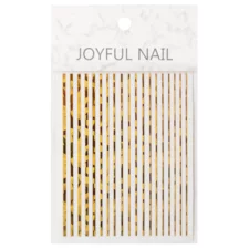 Nail Art Stripes Holo Gold