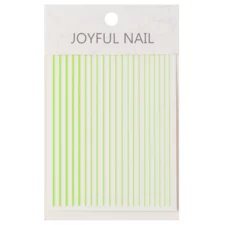 Nail Art Stripes Toxic Green