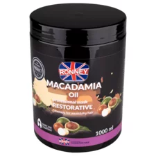 Maska za obnavljanje slabe i suve kose RONNEY Macadamia Oil - 1000ml