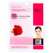 Sheet maska za lice DERMAL Collagen Essence ruža