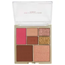 Eye & Cheek Palette REVOLUTION PRO Iconic Medium Deep 12g