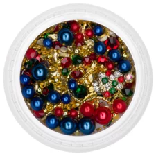 Metal Nail Decorations New Year ZZ15-5