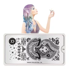 Stamping Nail Art Image Plate MOYOU Zodiac 04