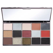 Paleta senki i pigmenata MAKEUP REVOLUTION Glass Black Ice