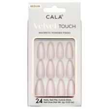 Set press on tipsi CALA Velvet Touch Cateye Pink