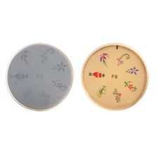 Šablon silikonski za Nail Art F8