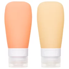 Silicone Travel Bottles - Orange