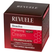 Noćna krema za zatezanje kože REVUELE Bioactive Collagen & Elastin