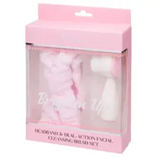 Set traka za kosu i četka za čišćenje lica - Brighten Up