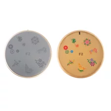 Šablon silikonski za Nail Art F2
