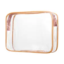 Transparent Waterproof Cosmetic Bag - Big - Roze