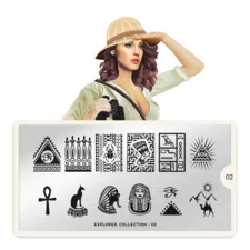Stamping Nail Art Image Plate MOYOU Explorer 02