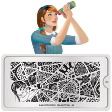 Stamping Nail Art Image Plate MOYOU Kaleidoscope 01