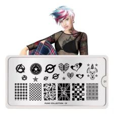 Stamping Nail Art Image Plate MOYOU Punk 01