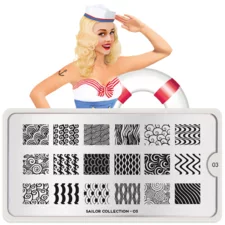 Stamping Nail Art Image Plate MOYOU Sailor 03