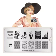 Stamping Nail Art Image Plate MOYOU Tourist 06