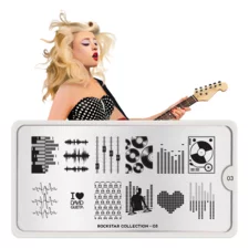 Stamping Nail Art Image Plate MOYOU Rockstar 03