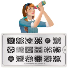 Stamping Nail Art Image Plate MOYOU Kaleidoscope 03