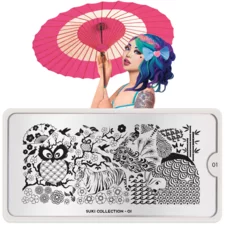 Stamping Nail Art Image Plate MOYOU Suki 01