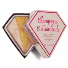 Triple Baked Highlighter I HEART REVOLUTION Diamond Champagne & Diamonds 10g