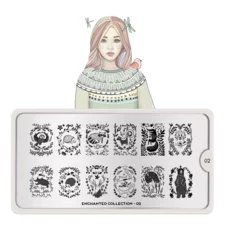 Stamping Nail Art Image Plate MOYOU Enchanted 02